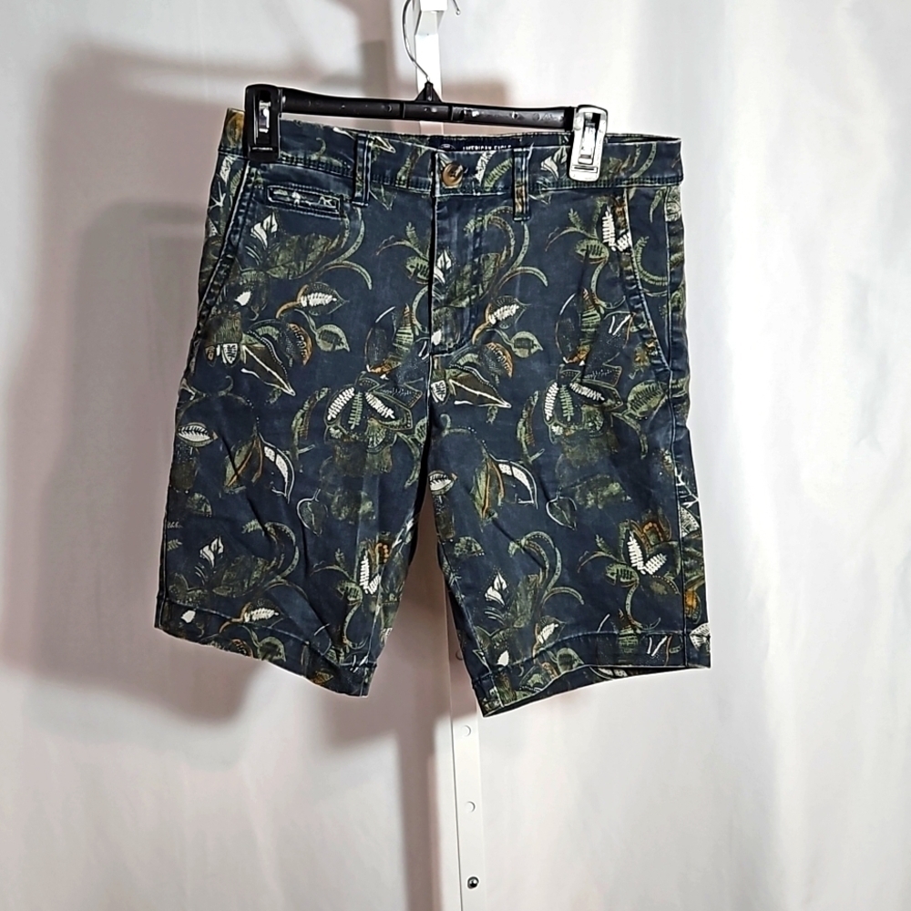 American Eagle Outfitters Men's Blue Cargo Shorts Sz 28